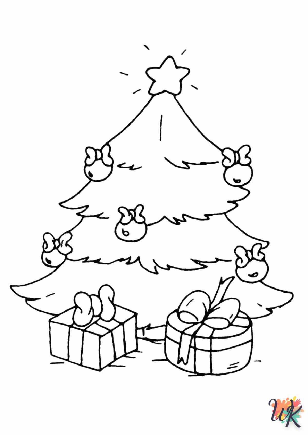 à imprimer coloriage Cadeaux de Noel