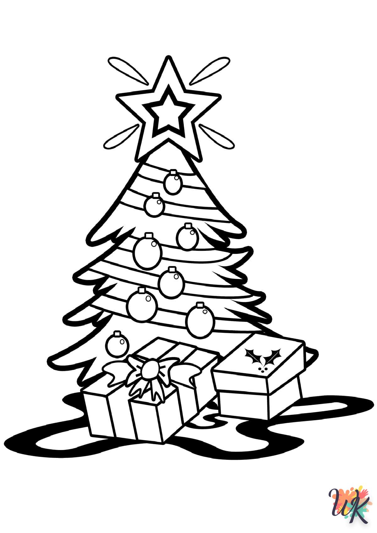 coloriage Cadeaux de Noel  en ligne gratuit