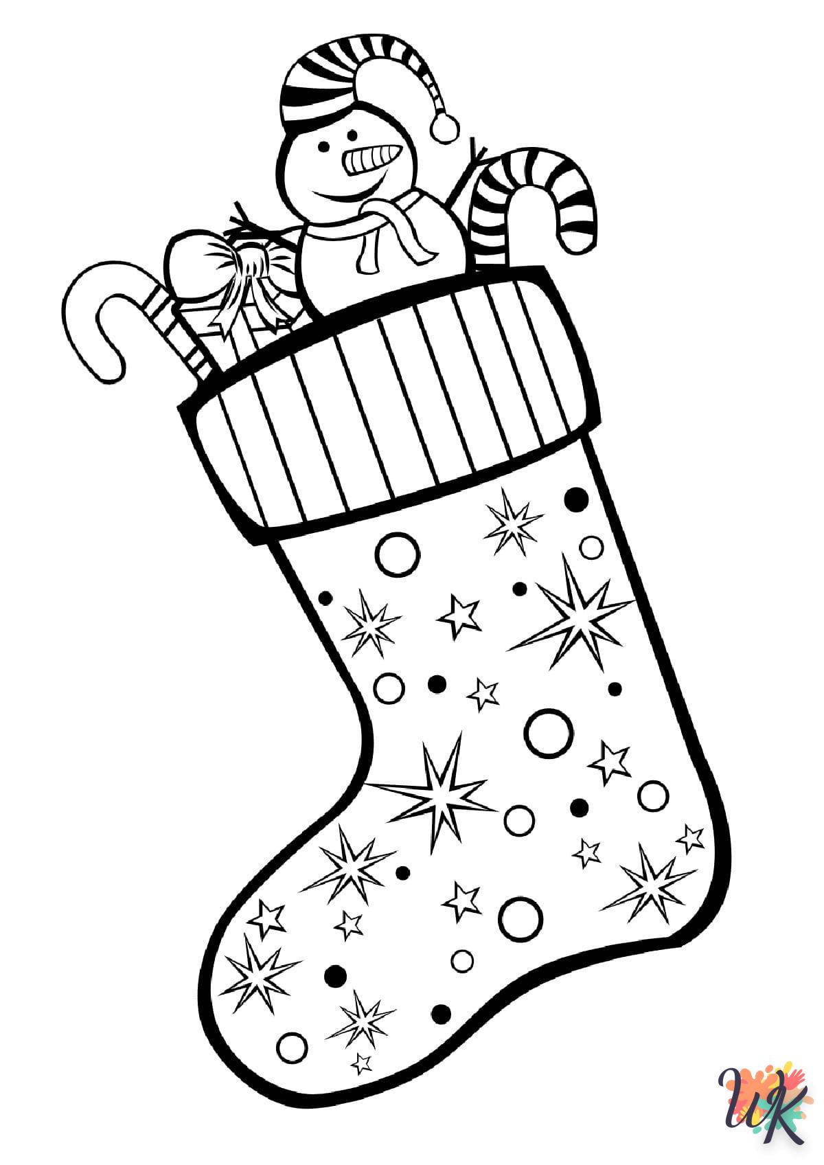 coloriage Cadeaux de Noel  gratuit en ligne