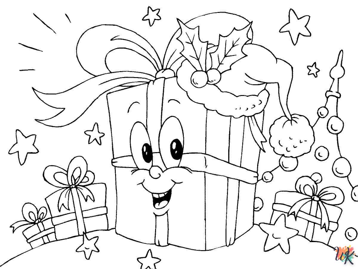 coloriage Cadeaux de Noel  en ligne gratuit