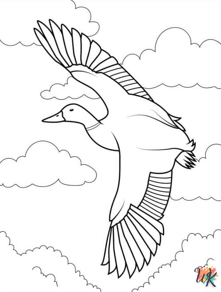 coloriage Canard  a imprimer enfant 10 ans