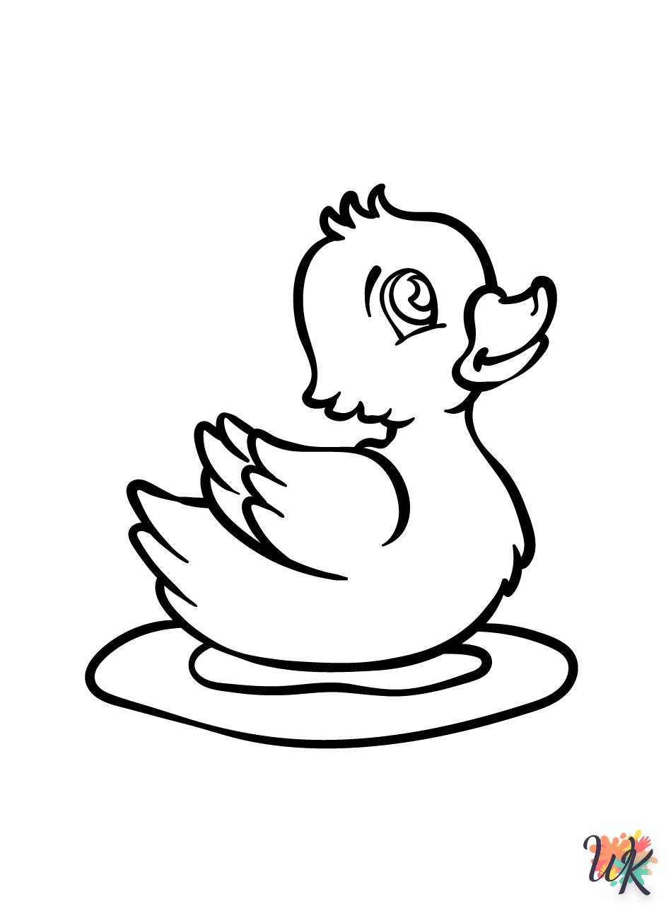 coloriage Canard  a imprimer