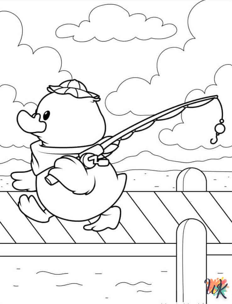 coloriage Canard  pour enfant a imprimer