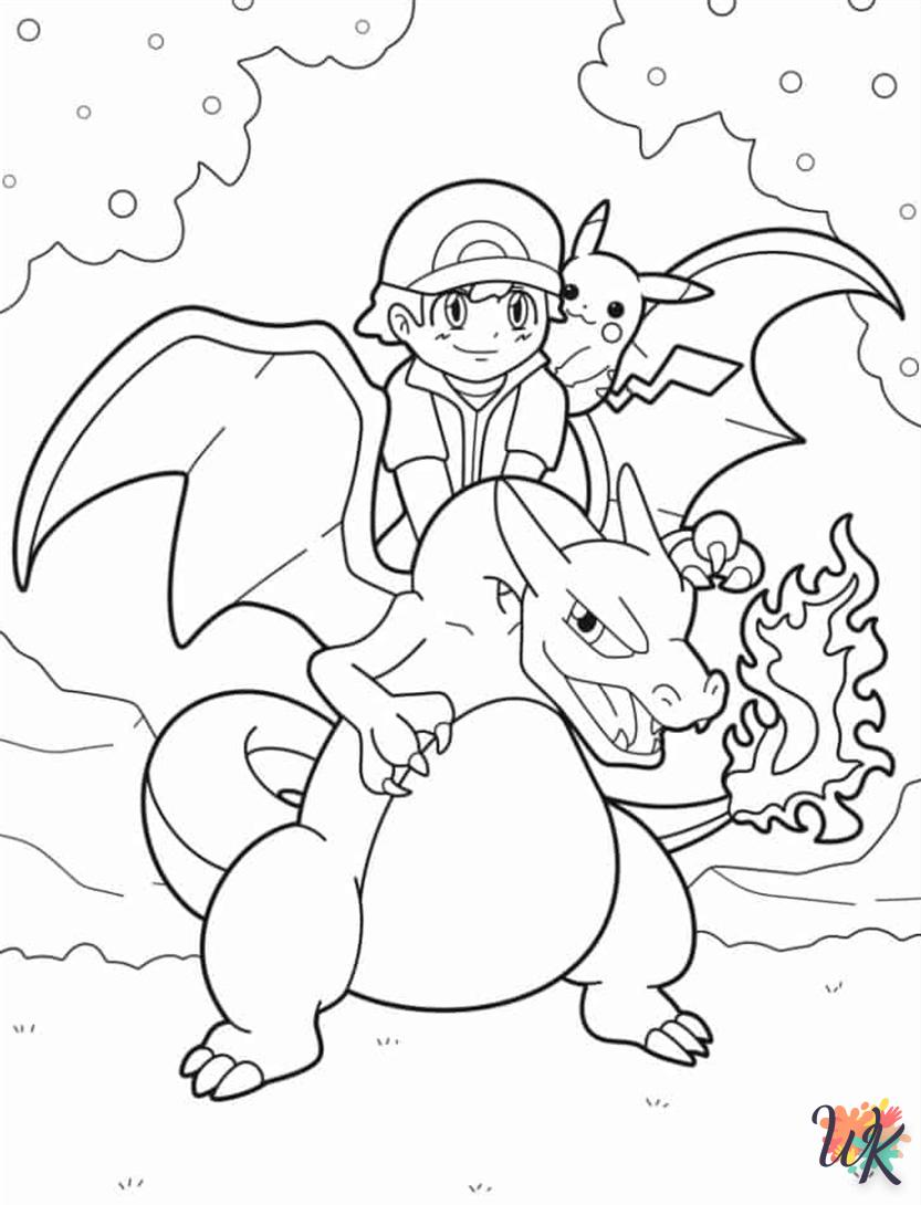 coloriage Dracaufeu  en ligne gratuit pour 12 ans