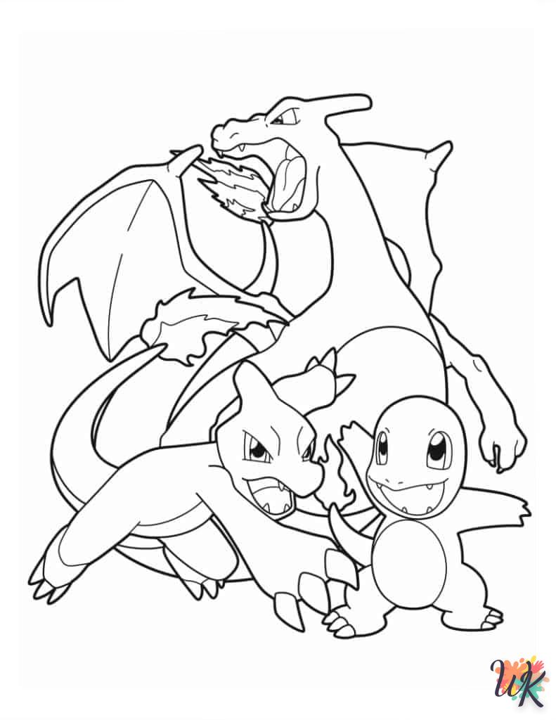 a imprimer coloriage Dracaufeu  gratuit