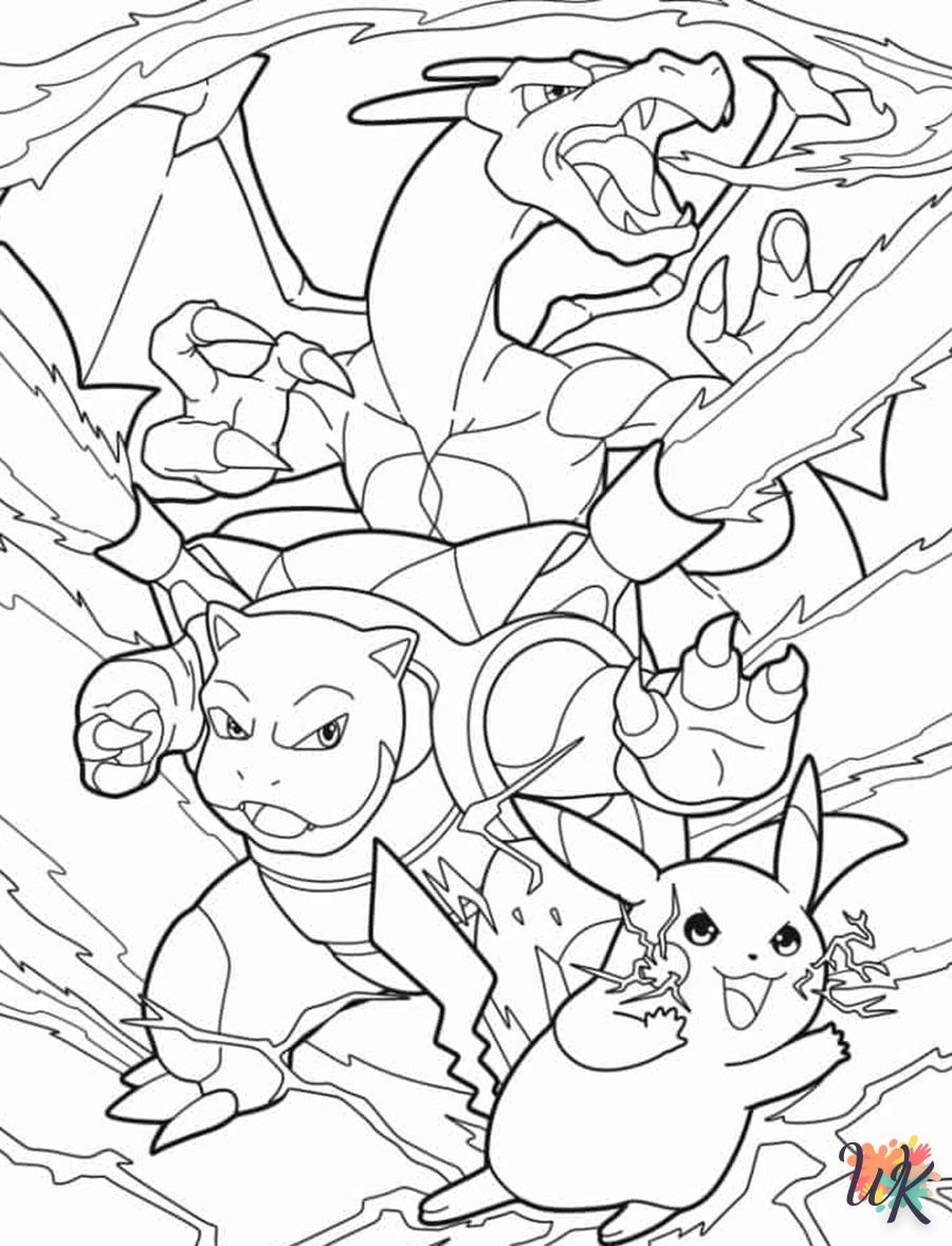 coloriage Dracaufeu  a imprimer gratuit