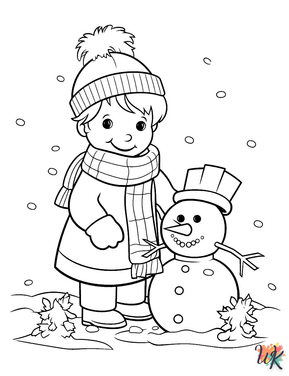 coloriage Hiver  en ligne adulte gratuit