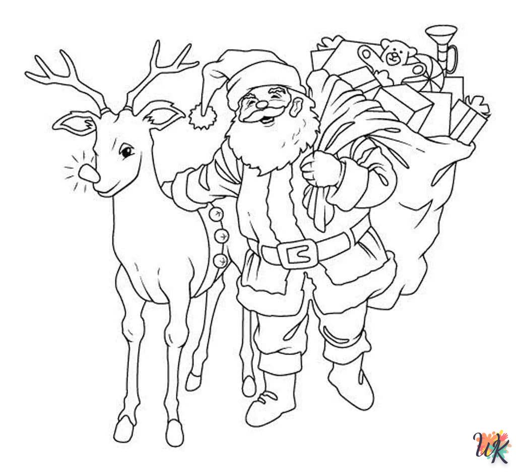 coloriage Noel  à imprimer pdf