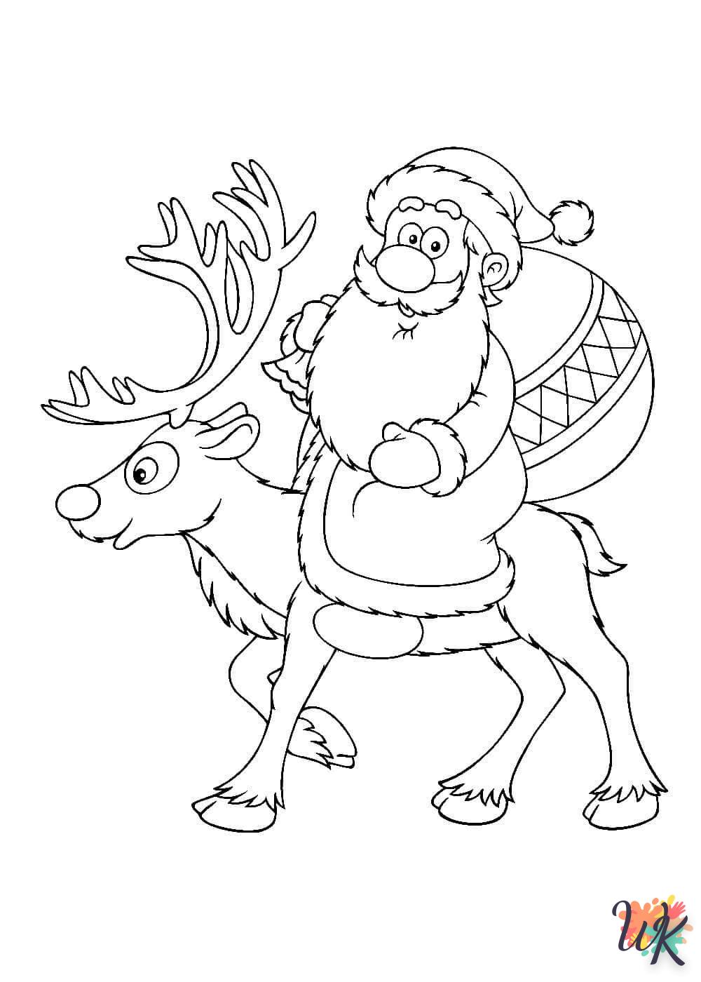 image de coloriage Noel  pour enfant