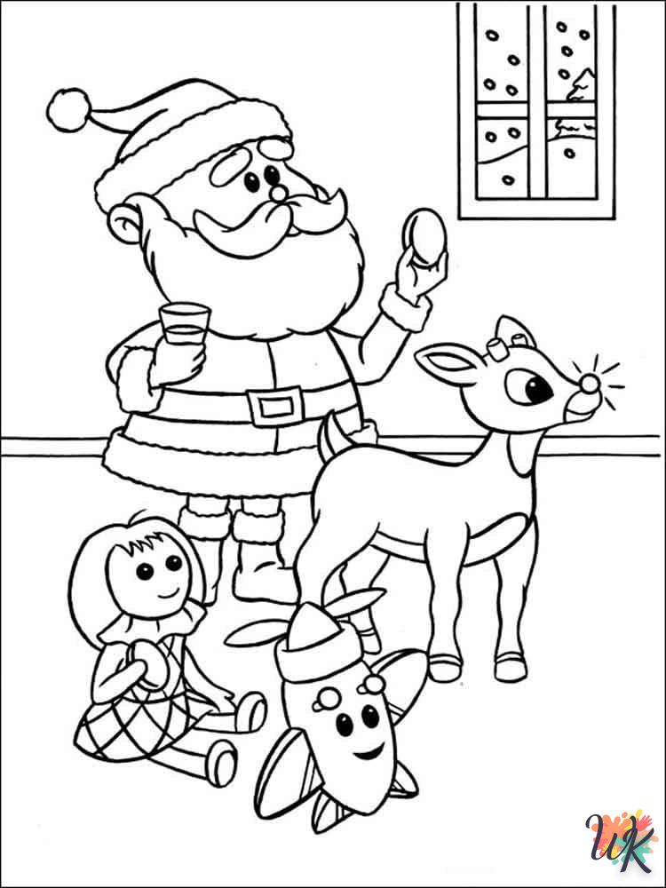 coloriage Noel  pour enfant de 5 ans