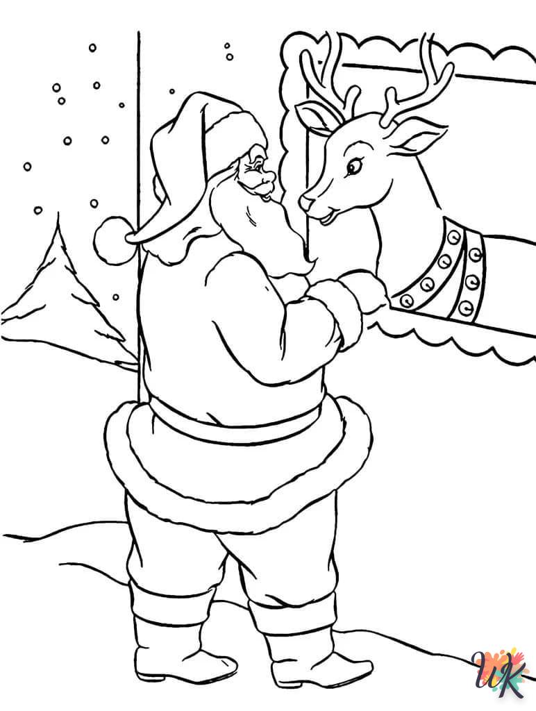 coloriage Noel  pour enfant de 6 ans