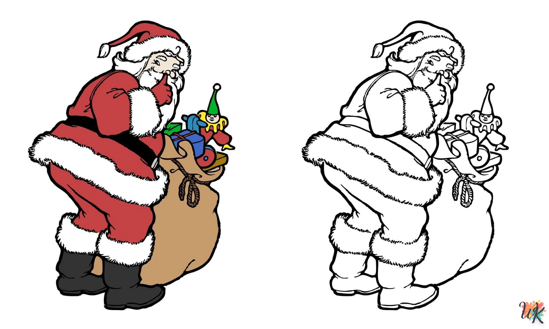 coloriage Noel  de noël gratuit à imprimer en ligne