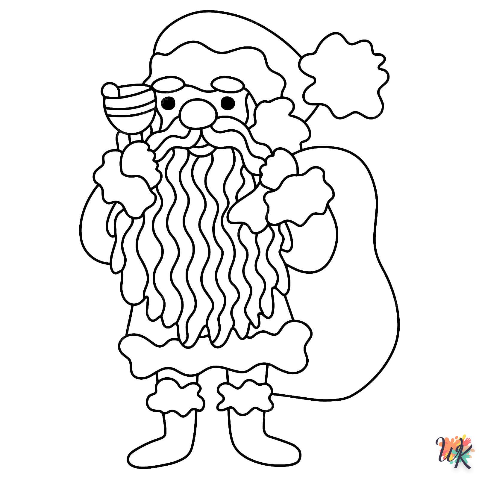 coloriage Noel  pour enfants à imprimer