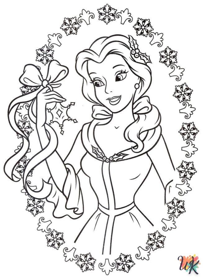 coloriage Noël de Disney  en ligne à imprimer