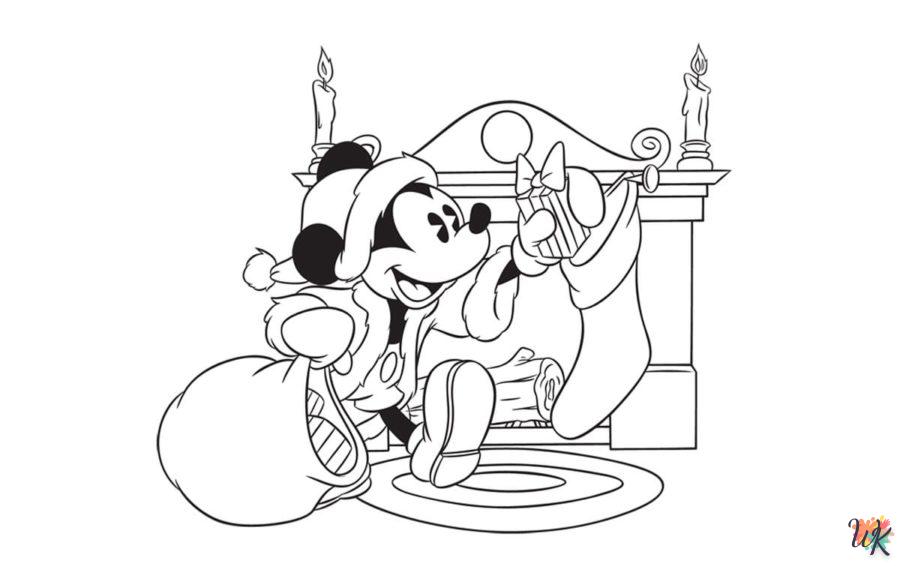 coloriage Noël de Disney  magique à faire en ligne