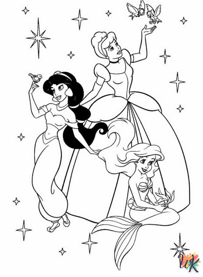 image de coloriage Noël de Disney  pour enfant