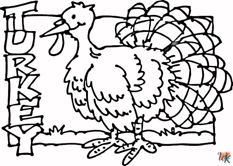 coloriage Novembre  pour enfant gratuit