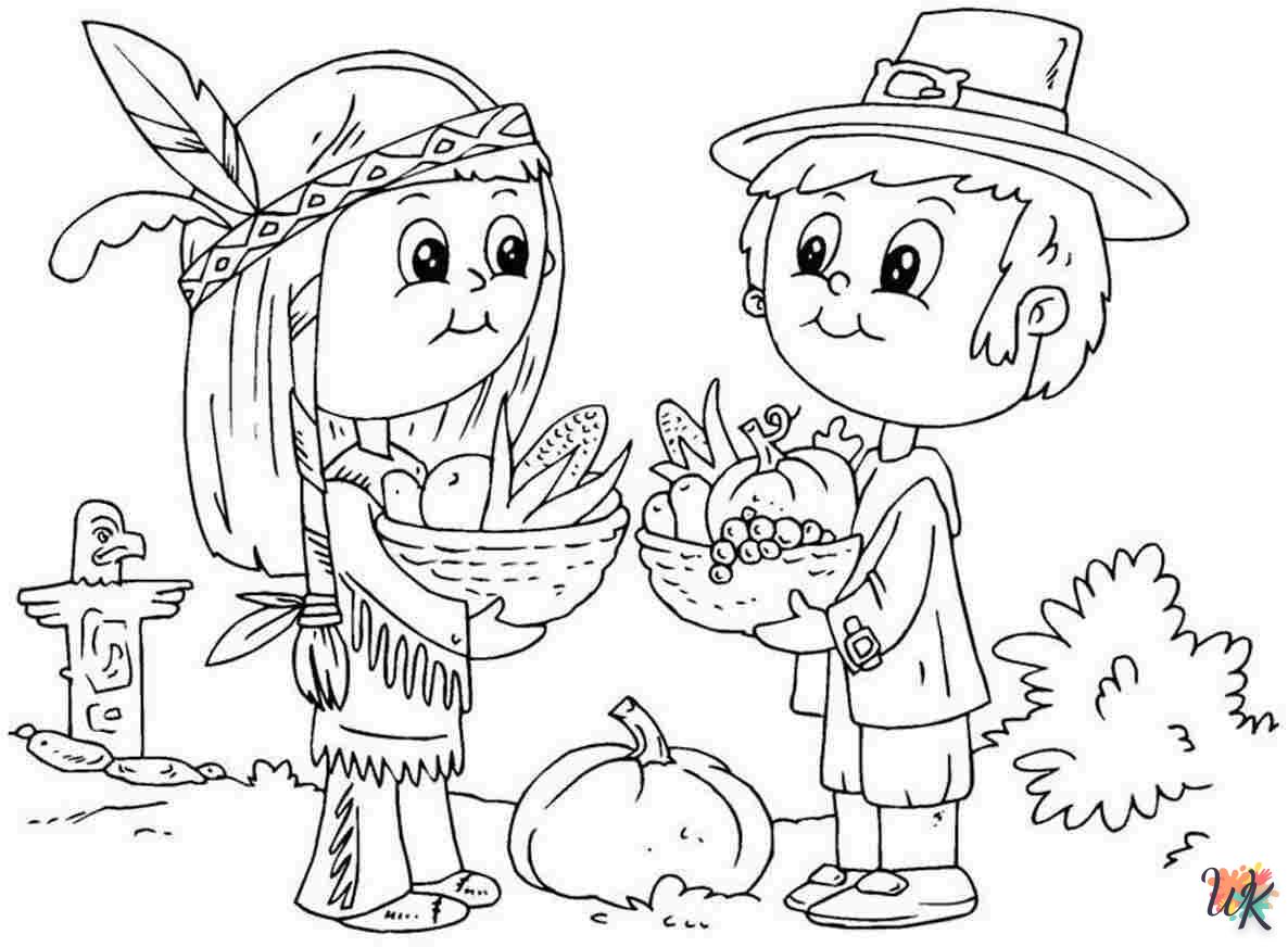 coloriage Novembre  en ligne gratuit pour 12 ans