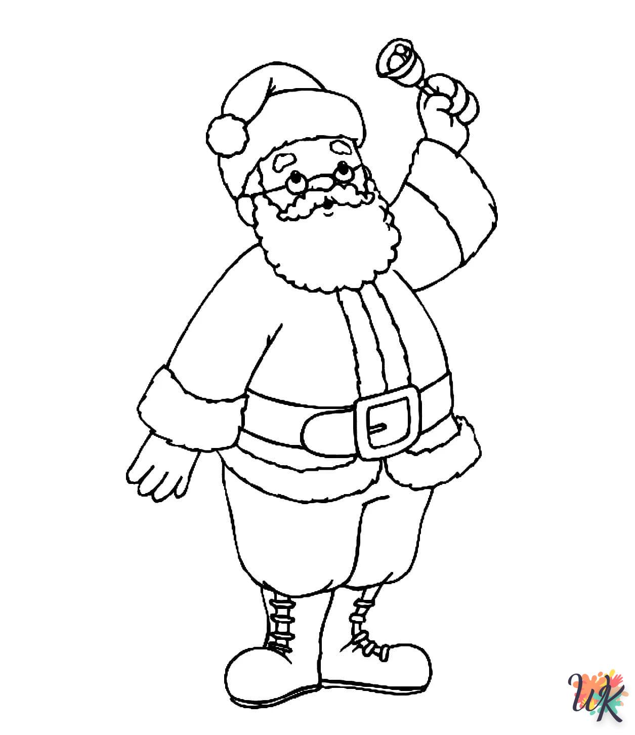 coloriage Père Noël  gratuit