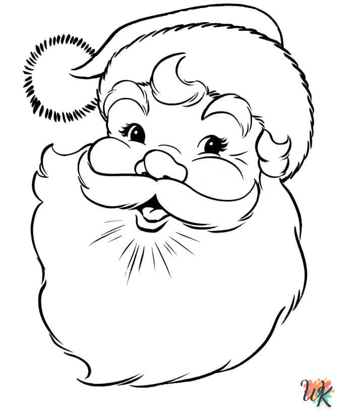 coloriage Père Noël  magique à faire en ligne