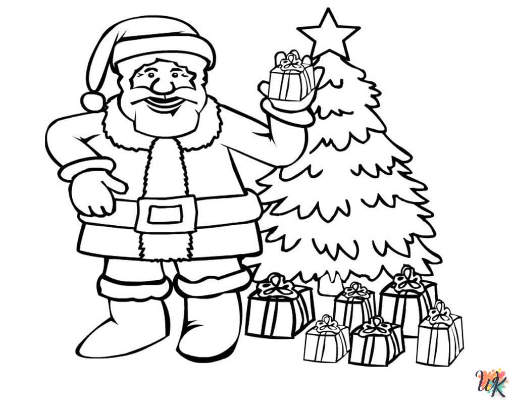 coloriage Père Noël  en ligne gratuit