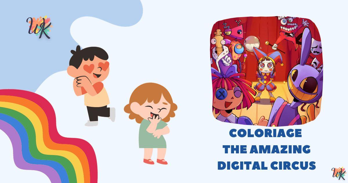 Coloriage The Amazing Digital Circus imprimable gratuitement 3 Coloriage The Amazing Digital Circus imprimable gratuitement