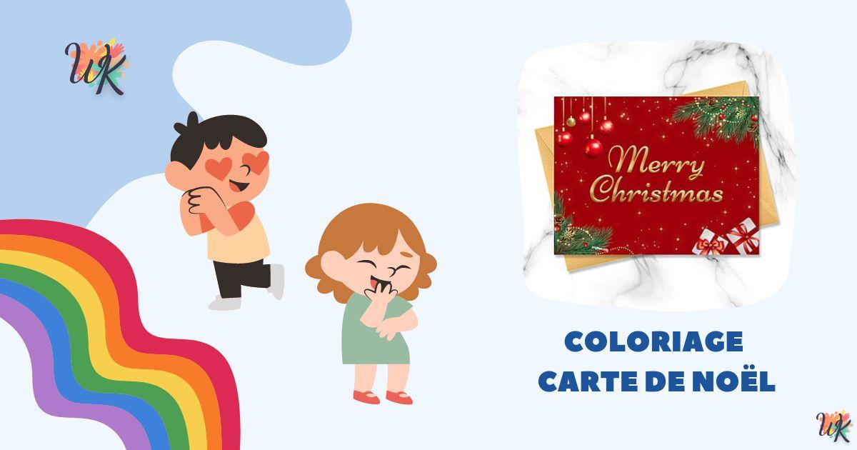 Coloriages Carte de Noël gratuits – Célébrez la Noël