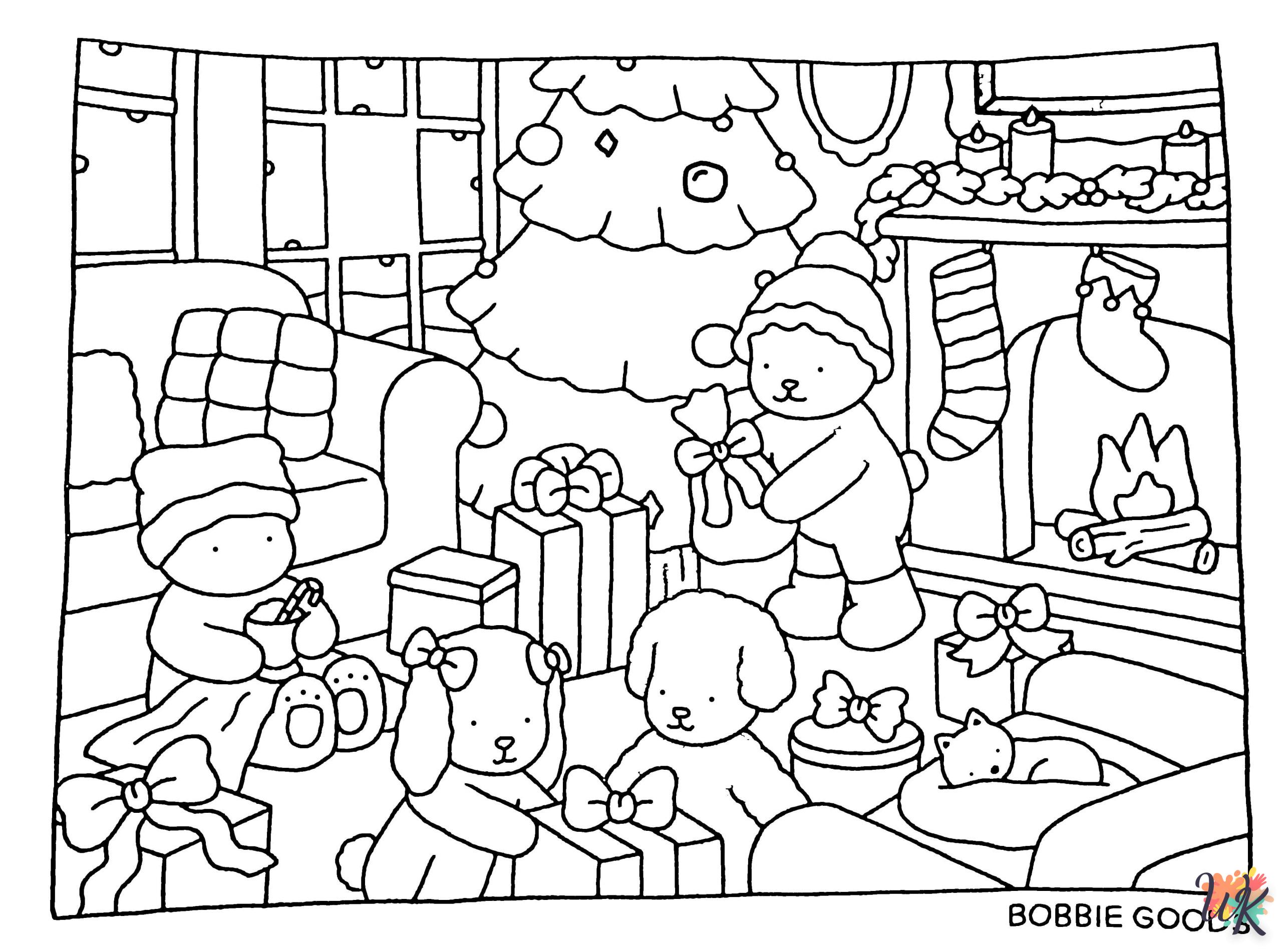 Coloriage Bobbie Goods personnage mignons gratuit à imprimer