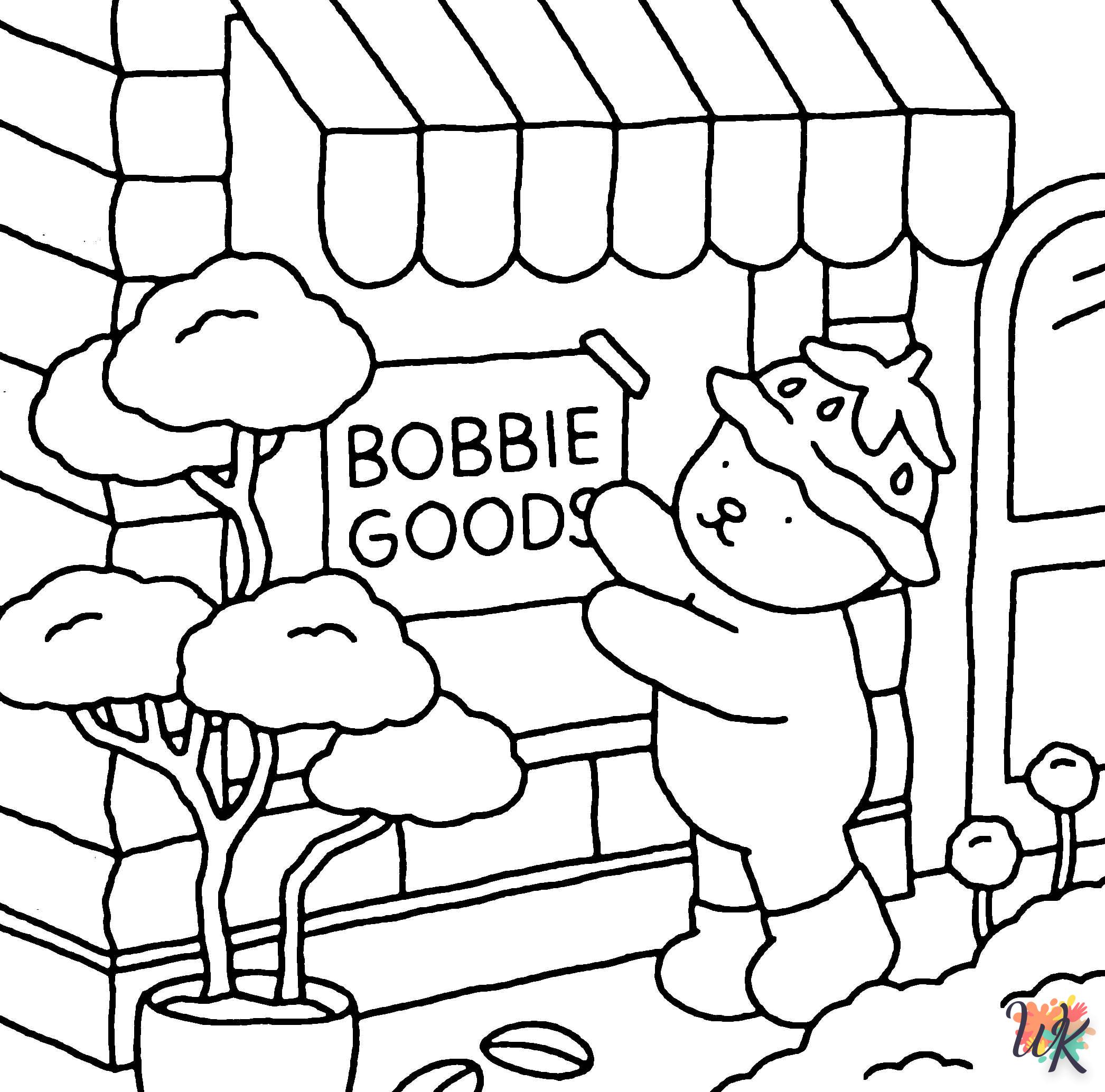 Coloriage Bobbie Goods personnage mignons gratuit à imprimer