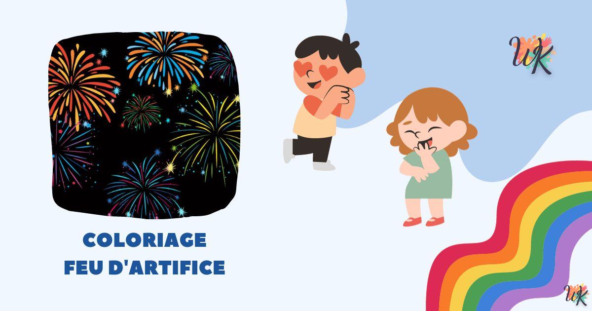 Coloriage Feu dartifice pour enfants imprimable gratuitement 7 Coloriage Feu dartifice pour enfants imprimable gratuitement