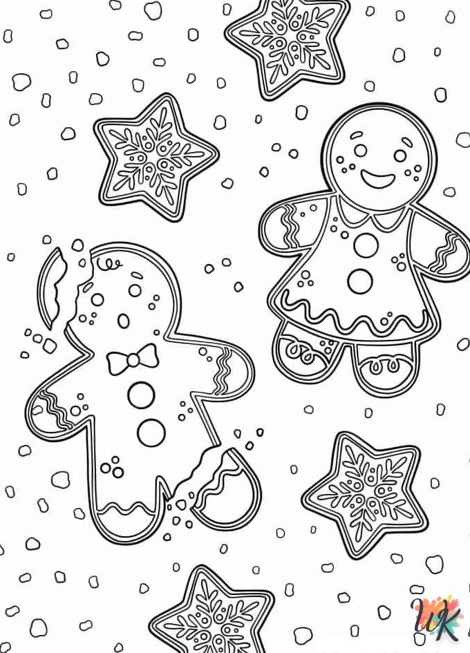 coloriage Gingerbread  à imprimer pdf