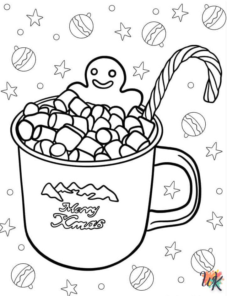 coloriage Gingerbread  pour enfants a imprimer