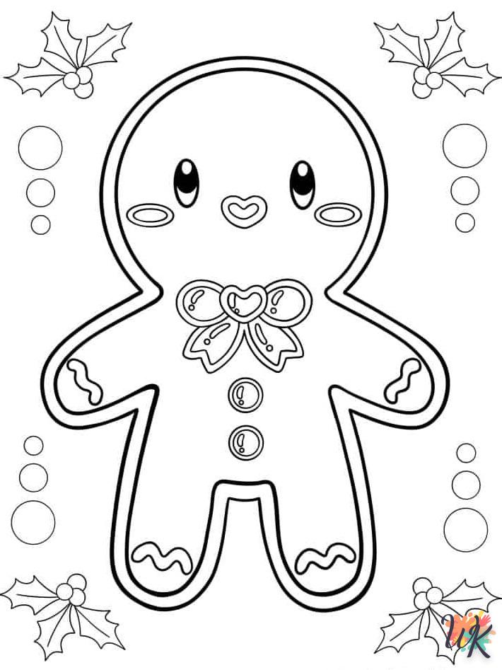 coloriage Gingerbread  a imprimer enfant 10 ans