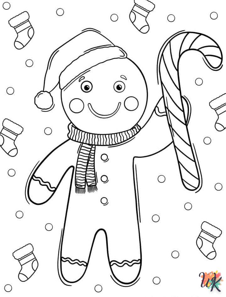 coloriage Gingerbread  en ligne adulte gratuit