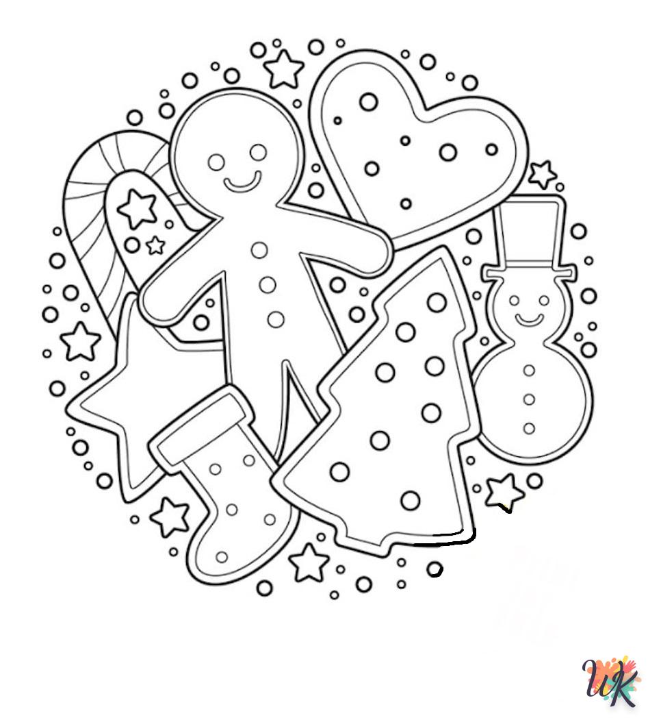 coloriage Gingerbread  à imprimer pdf