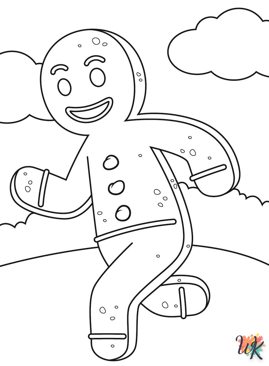 coloriage Gingerbread  pour enfant à imprimer