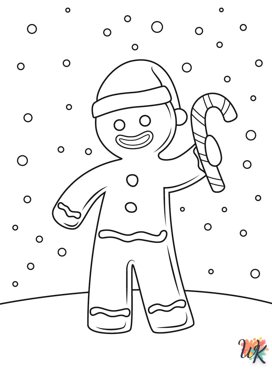 coloriage Gingerbread  gratuit en ligne