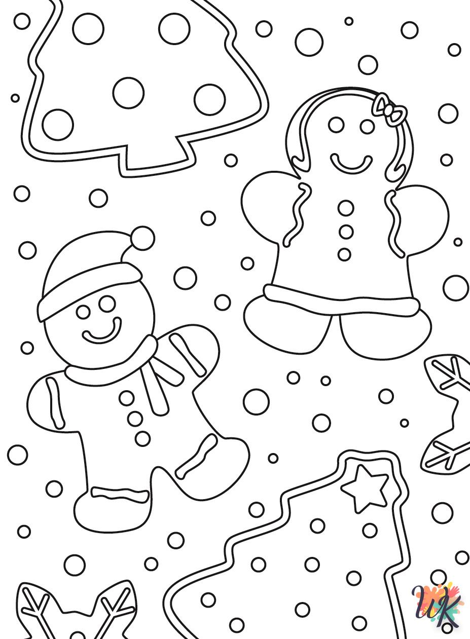 coloriage Gingerbread  à colorier en ligne gratuit