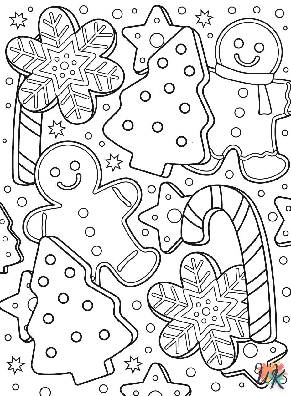 coloriage Gingerbread  pour enfant à imprimer