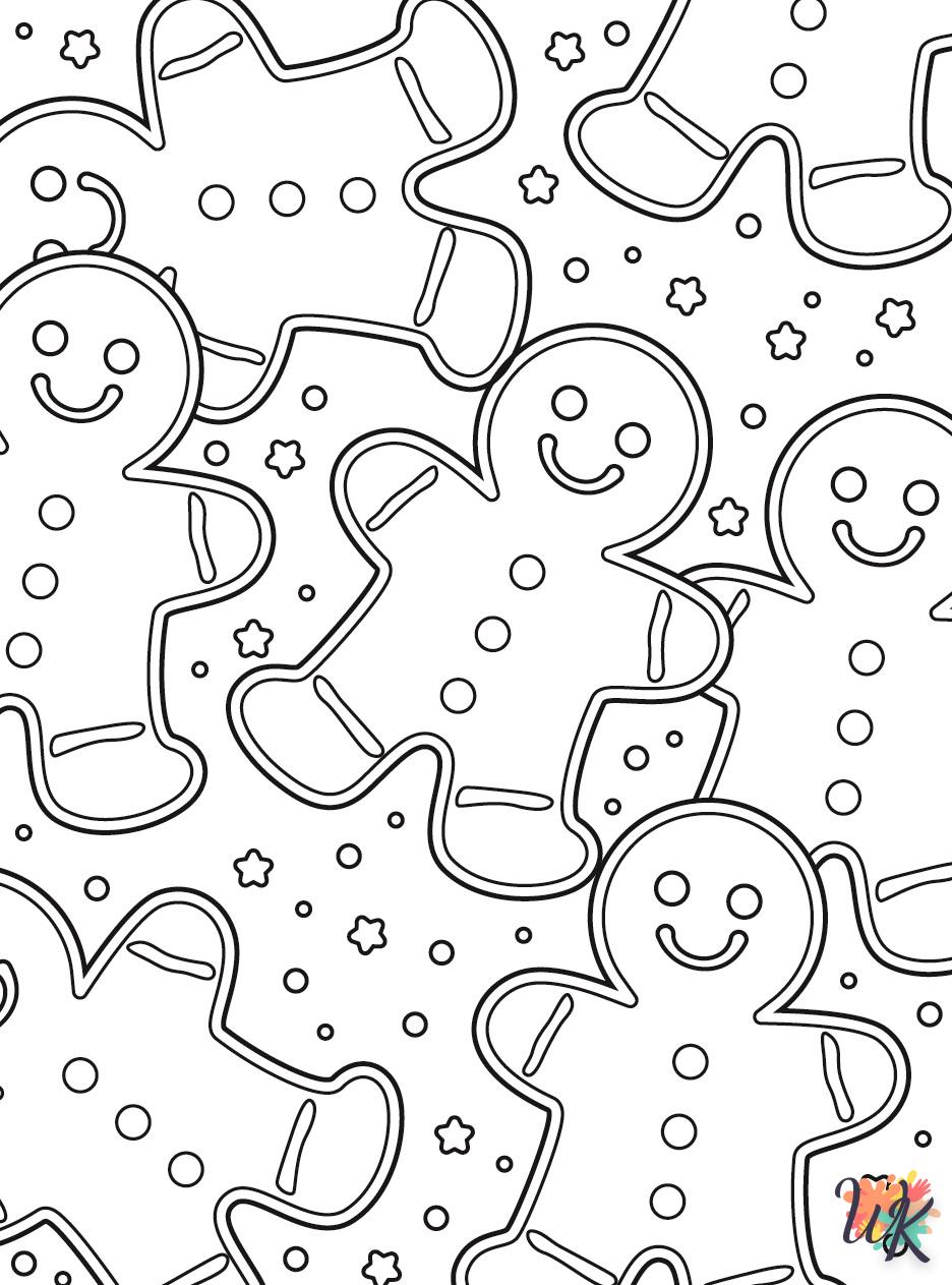 coloriage Gingerbread  en ligne pour bebe de 2 ans