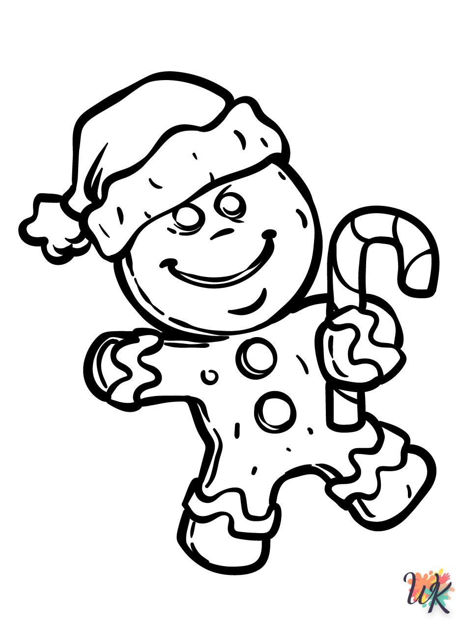 imprimer coloriage Gingerbread  pour enfant