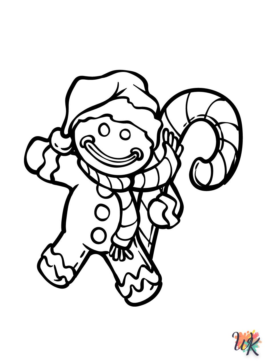 coloriage Gingerbread  à imprimer gratuitement pdf