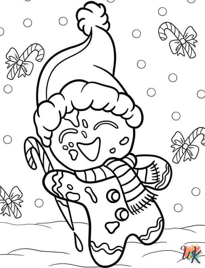 coloriage Gingerbread  à imprimer gratuitement pdf