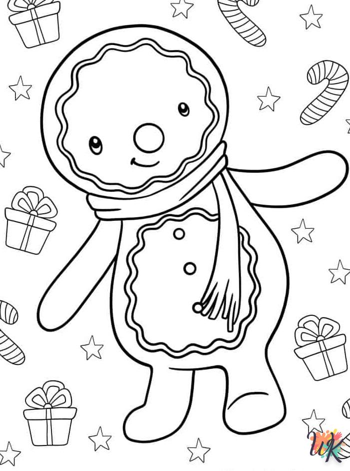 coloriage Gingerbread  7 ans en ligne gratuit à imprimer