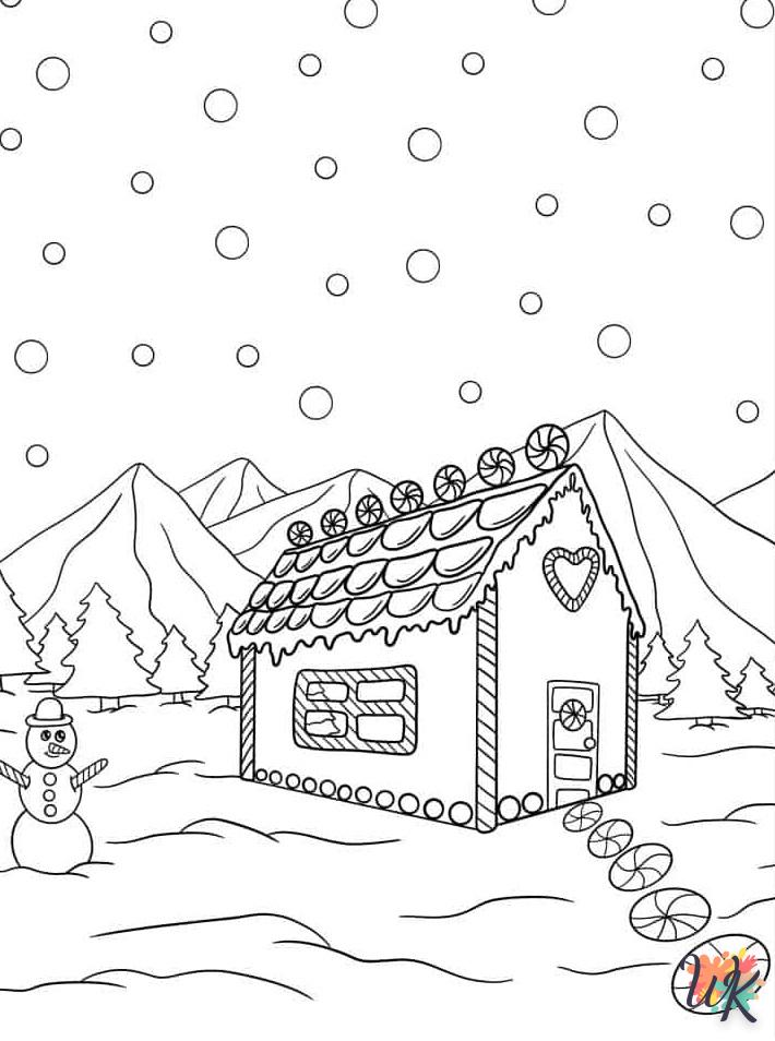 coloriage Gingerbread  gratuit