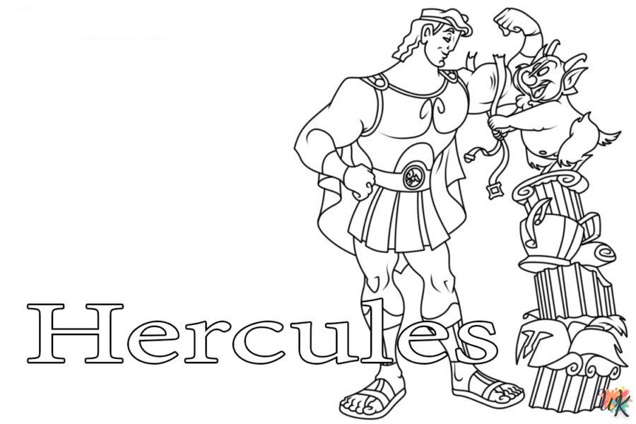 coloriage Hercules  à imprimer gratuitement pdf