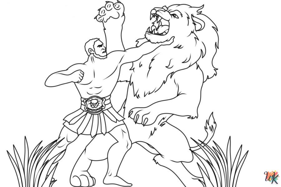 coloriage Hercules  à colorier en ligne