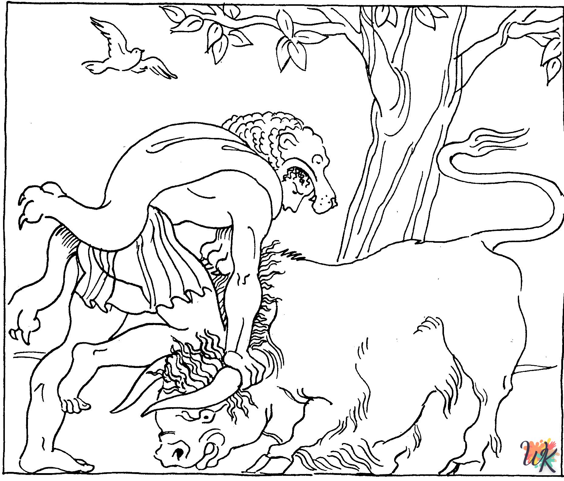 coloriage Hercules  enfant à imprimer gratuit