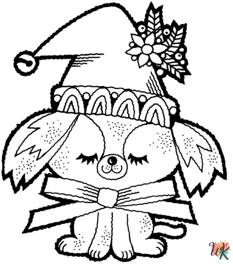 coloriage Noël Mignon  à imprimer pdf gratuit