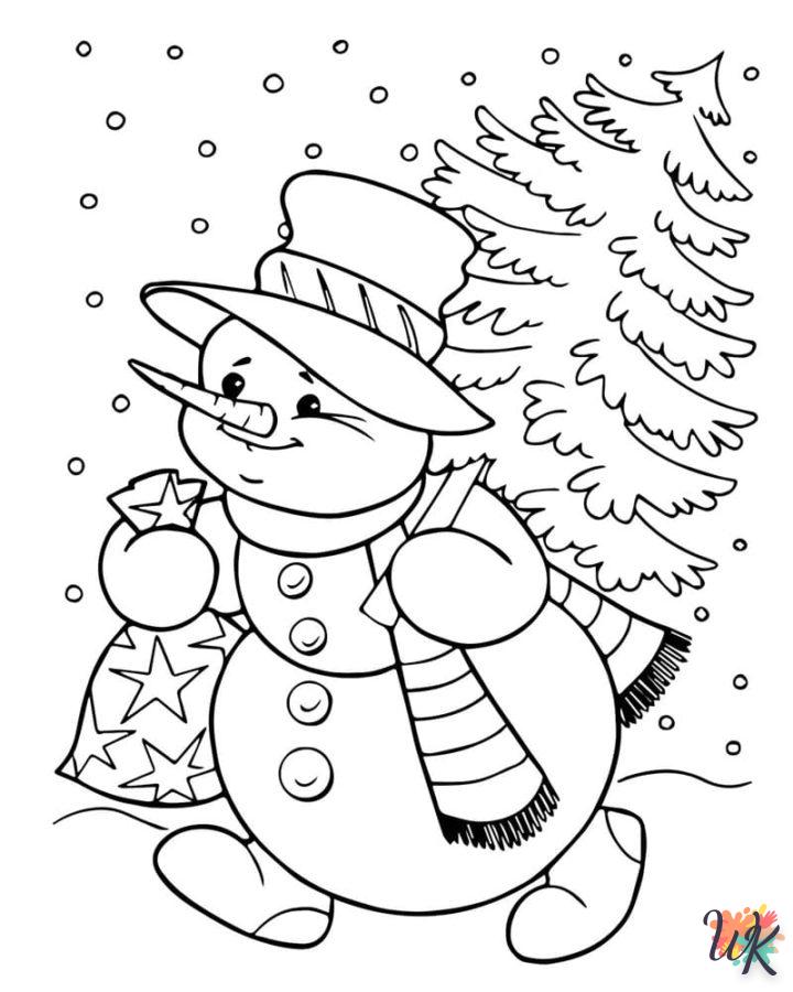 coloriage Noël Mignon  pour enfants